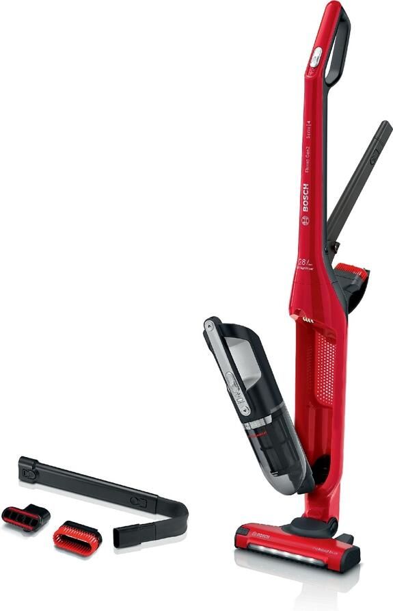 Bosch BBH3ZOO28 Flexxo Zoo&apos;o 2in1 draadloze en multifunctionele bezemstofzuiger 2 snelheden 55 min looptijd