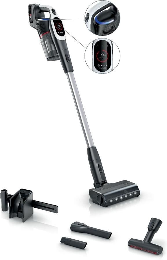 Bosch BBS931WBA Unlimited 9 Draadloze Stofzuiger Wit
