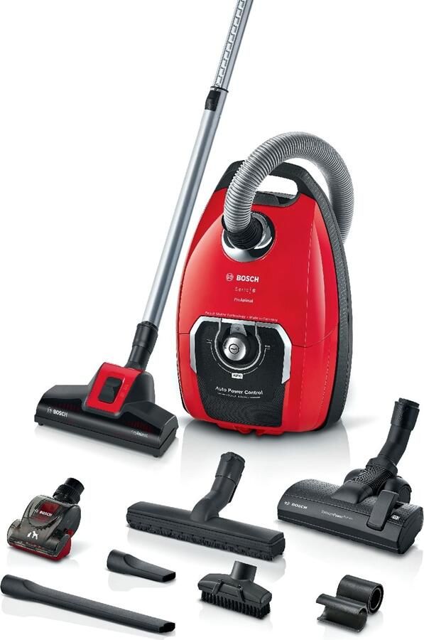 Bosch BGB8PET3A Serie 8 ProAnimal Stofzuiger met Zak Rood - Foto 2