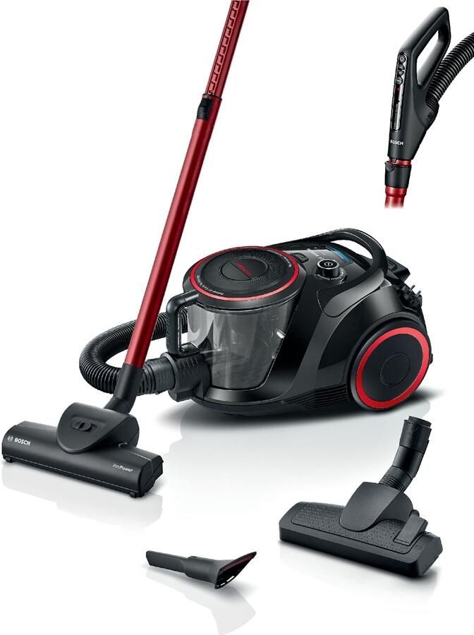 Bosch BGS41Pow1 Bagless Vacuum Cleaner Propower Black 700W 72 dB HEPA 13 10m 2.4L