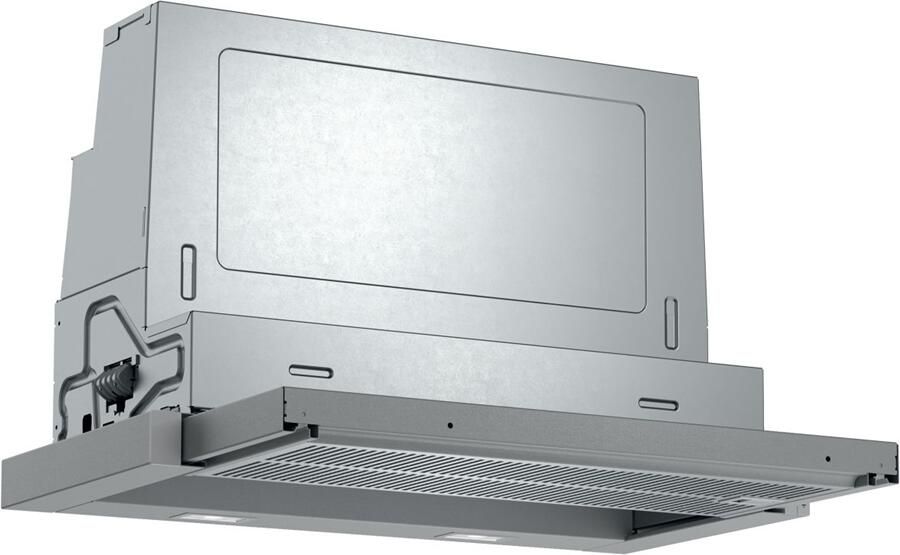 Bosch Serie 4 DFR067A52 afzuigkap Semi-inbouw (uittrekbaar) Zilver 399 m³ uur A