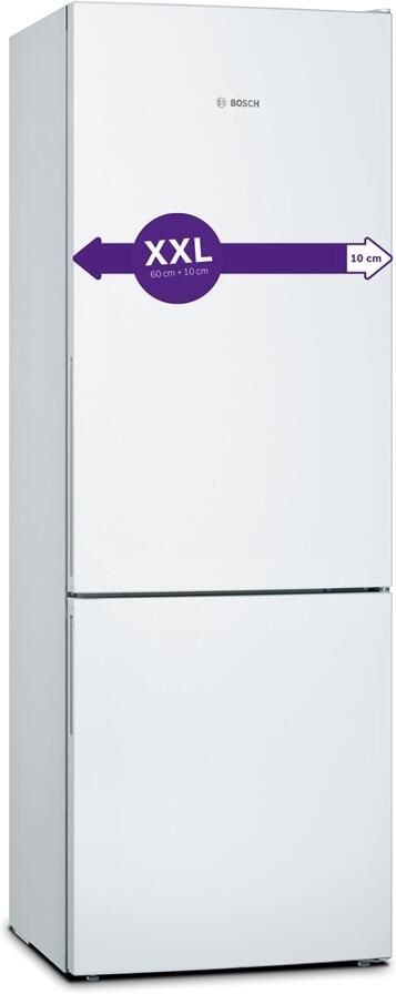 Bosch KGE49AWCA Serie 6 Koel-vriescombinatie Wit Energielabel C