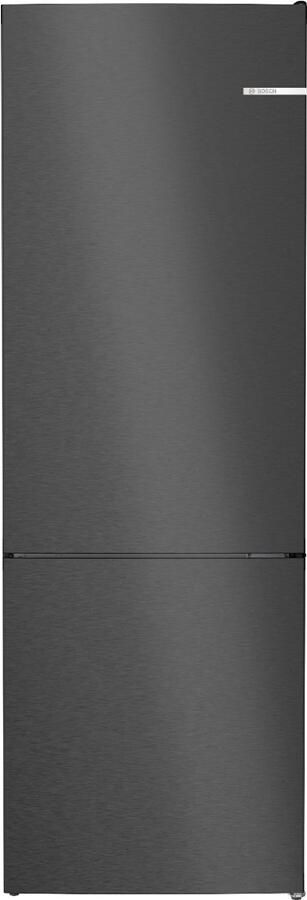 Bosch KGN492XCF Serie 4 Vrijstaande koel-vriescombinatie Zwart NoFrost VitaFresh Energielabel C