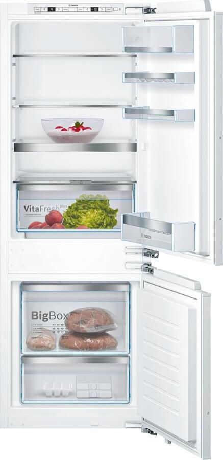 BOSCH Inbouw koel-vriescombinatie KIS77AFE0 157 8 cm x 55 8 cm