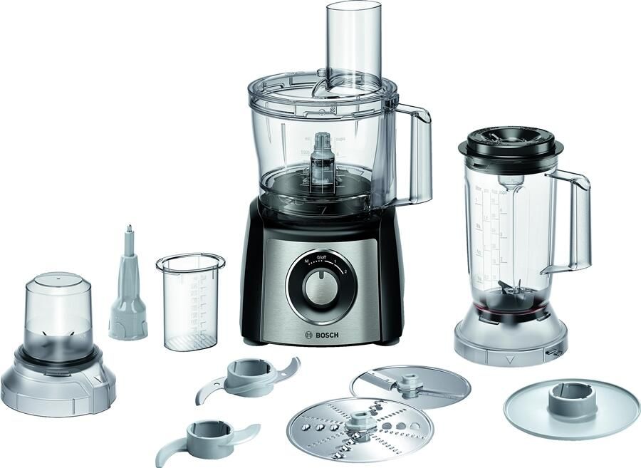 Bosch MCM3PM386 MultiTalent 3 Foodprocessor RVS Zwart