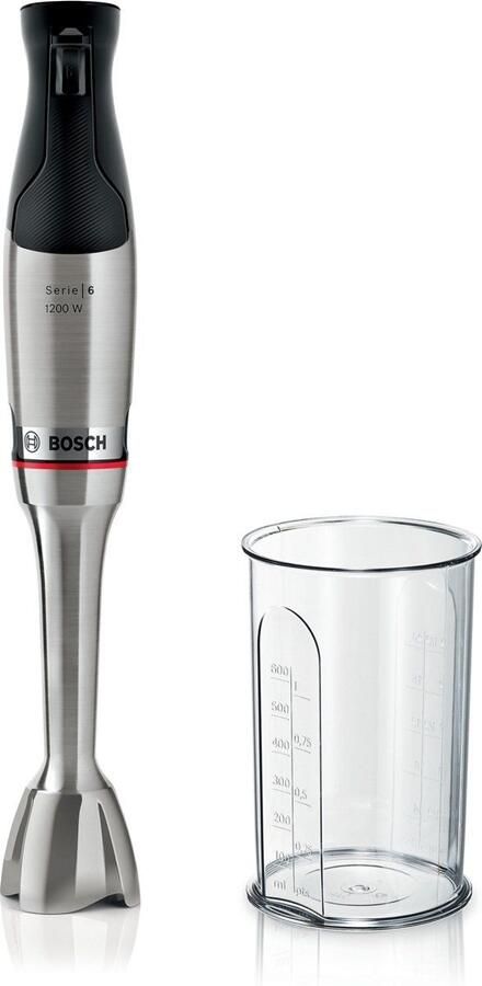Bosch Serie 6 MSM6M810 ErgoMaster Staafmixer 1200 W Roestvrijstaal