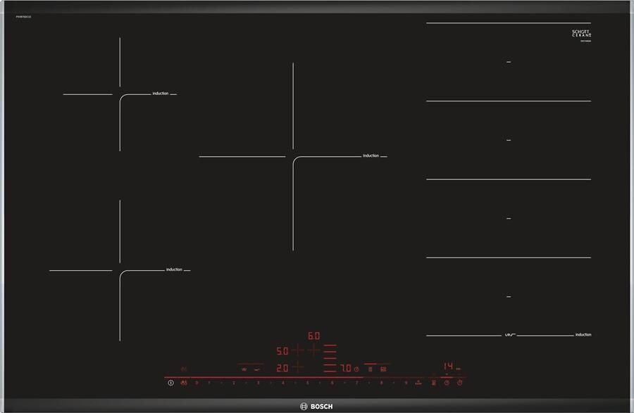 Bosch PXV875DC1E FlexInductie Inductie kookplaat Zwart - Foto 2