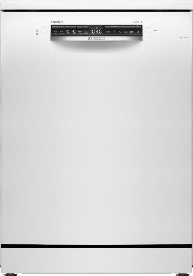 Bosch SMS4EBW33E EXCLUSIV Vrijstaande vaatwasser Wit