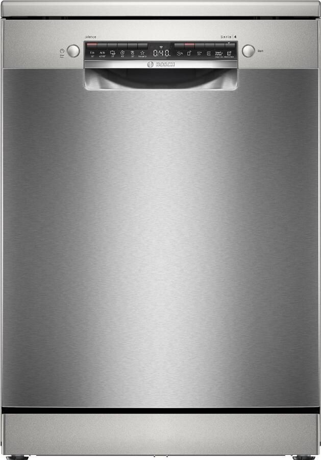 Bosch SMS4HKI07E Vrijstaande vaatwasser Grijs