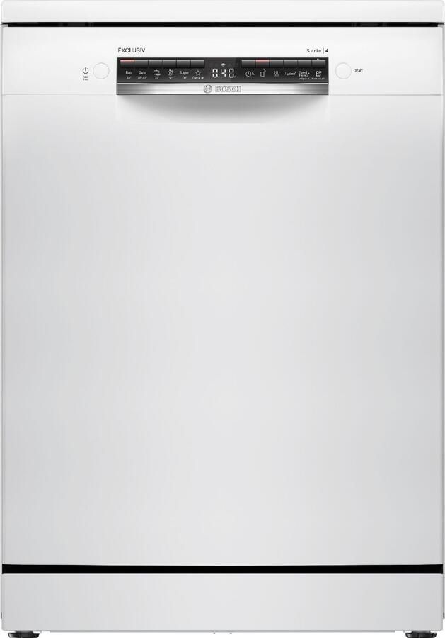 Bosch SMS4HUW18E EXCLUSIV Vrijstaande vaatwasser Wit