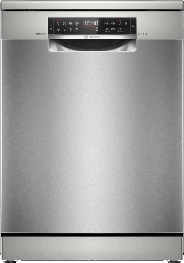 Bosch SMS6ECI12E Vrijstaande vaatwasser Grijs