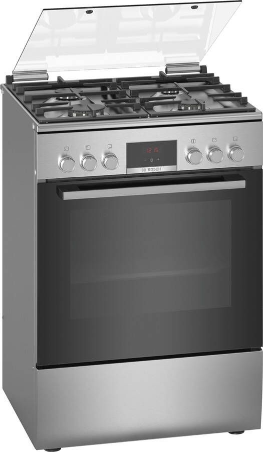 Bosch HXR390E50N Serie 4 Gasfornuis RVS