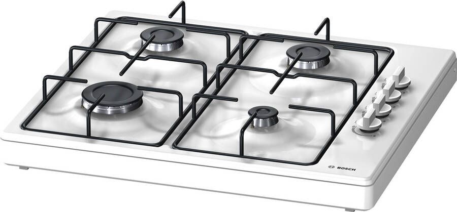 Bosch PBP0C2B80N Serie 2 Vrijstaande gaskookplaat Wit