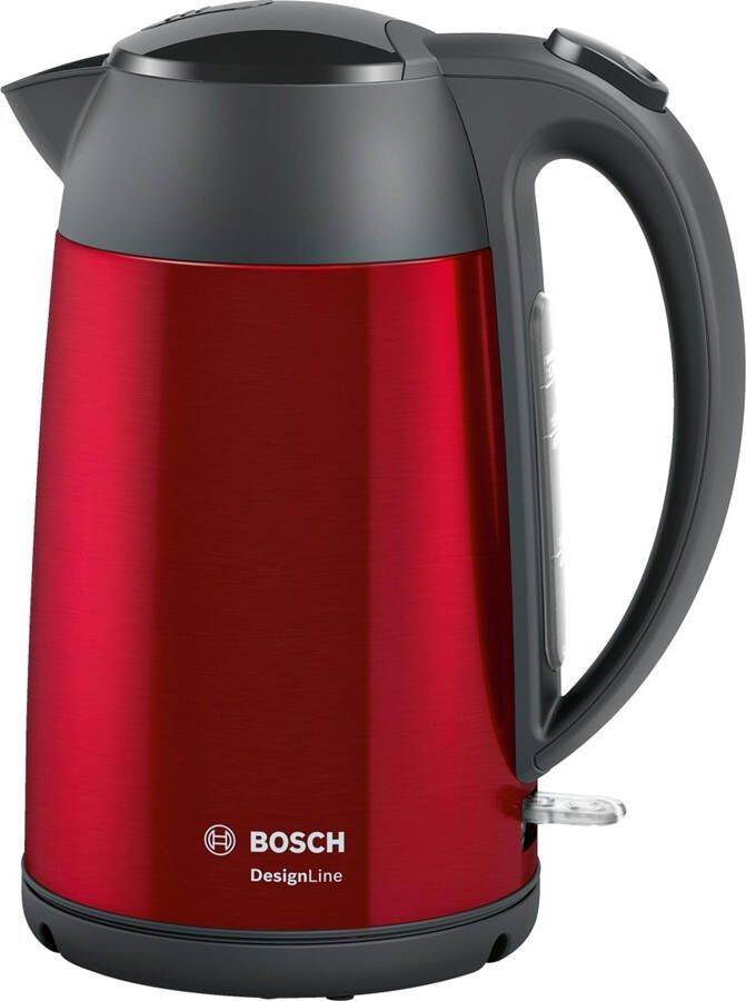 Bosch TWK3P424 waterkoker 1 7 l Grijs Rood 2400 W