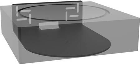 Cavus Muurbeugel Sonos Amp Horizontaal | Beugels&Standaarden | 8713222016859