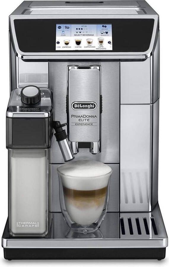 De'Longhi PrimaDonna Elite Experience ECAM 650.85.MS Volautomatische espressomachine Metallica Zwart - Foto 4