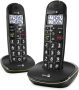 Doro PhoneEasy 110 Duo Zwart | Vaste telefoons | Telefonie&Tablet Bel&SMS | 211-30067 - Thumbnail 1