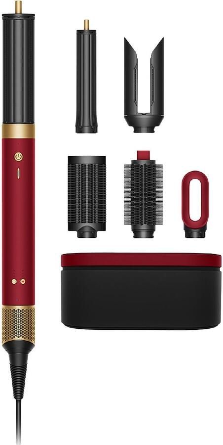 Dyson Airwrap Co-anda2x Multistyler en Föhn Straight& Wavy Red Velvet Goud