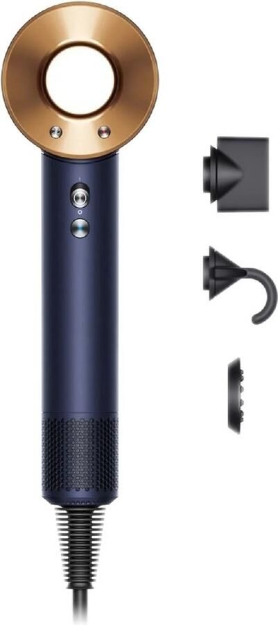 Dyson Supersonic Straight & Wavy Föhn Haardroger Blue Copper
