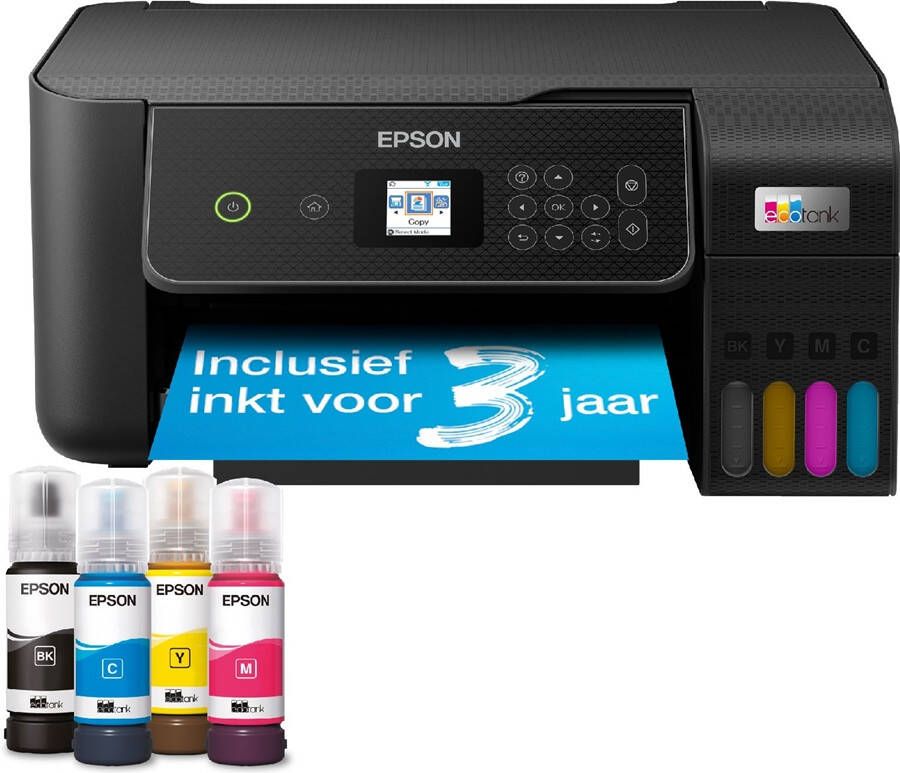 Epson Multifunctionele A4-printer Ecotank ET-2870 Wi-Fi Inkttanks Inclusief 3 jaar inkt