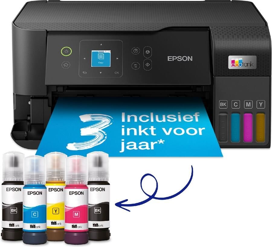 Epson EcoTank ET-2840 All-in-one inkjet printer Zwart