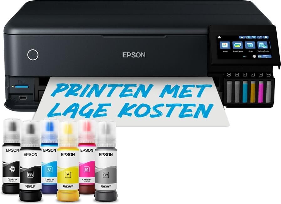 Epson EcoTank Photo ET-8550 All-in-one inkjet printer Zwart