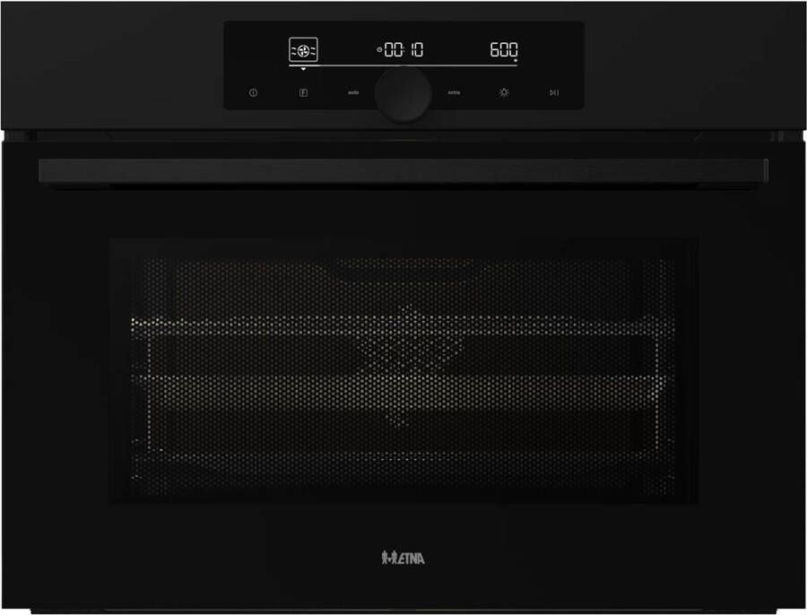 ETNA CM914MZ Oven met magnetronfunctie Turbo-hetelucht XL Inhoud 50 l Inverter 1000W Matzwart