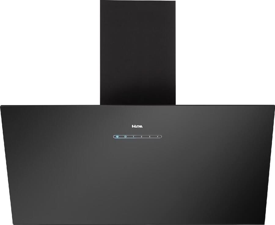 ETNA AD781ZT Inbouw Diagonale Schouwkap Zwart