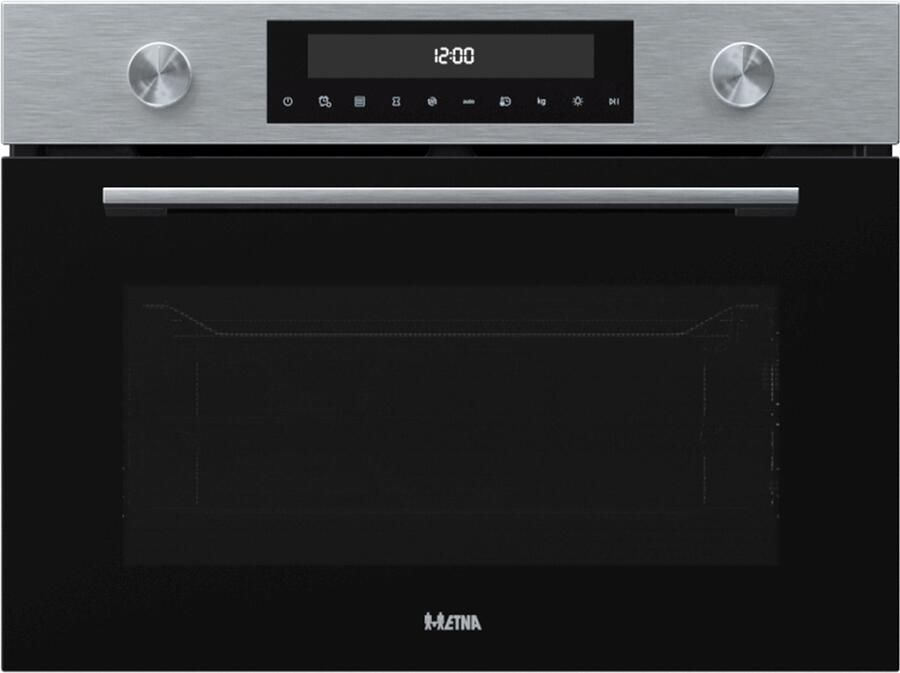 ETNA CM450RVS Inbouw Oven met Magnetronfunctie Nis 45 cm