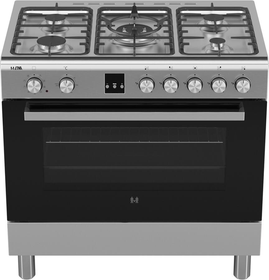 ETNA FG190RVS Gas elektro fornuis RVS - Foto 1