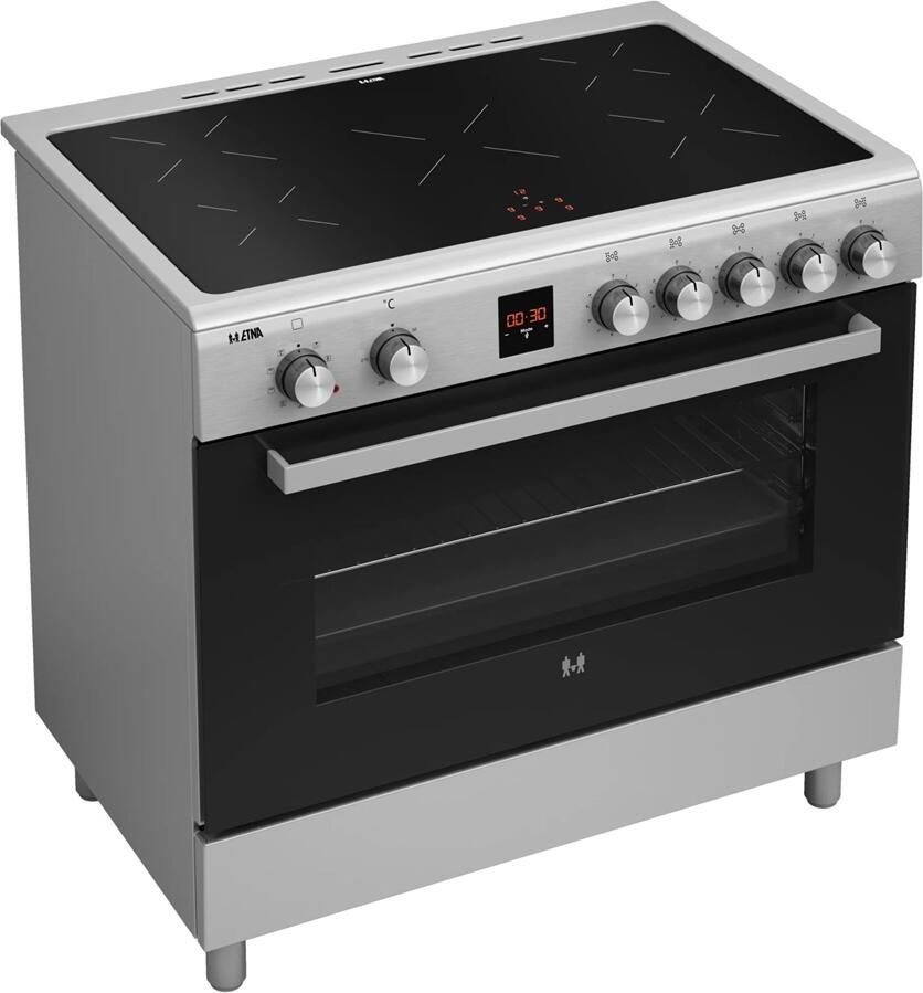 ETNA FI590RVS Inductiefornuis (90 cm) RVS 3-fase - Foto 3