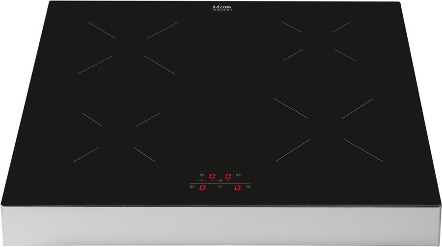 ETNA KIV354RVS Vrijstaande elektrische kookplaat Zwart