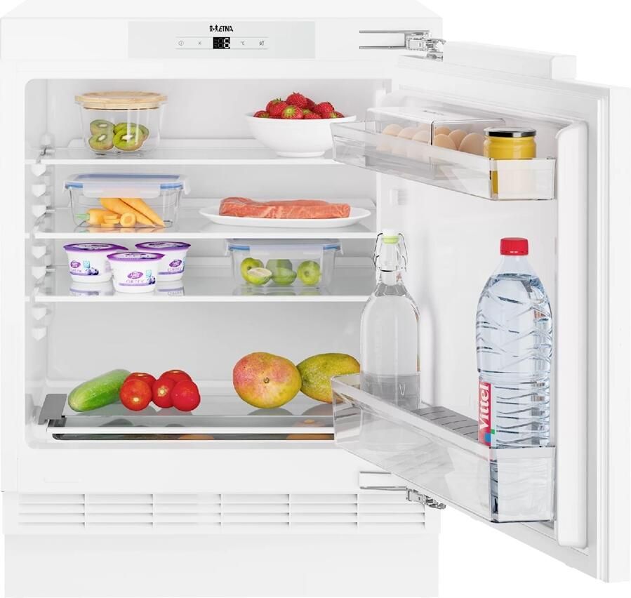 ETNA KKO682 Onderbouw deur-op-deur koelkast 82cm Automatisch Ontdooien Energieklasse E SuperCool LED display met temperatuurweergave