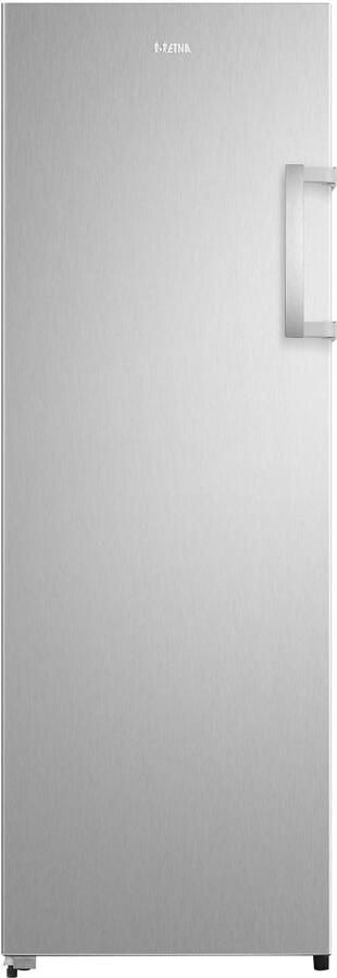ETNA VV172NRVS Vrijstaande vriezer- No-Frost 172 cm hoog RVS RVS look Energielabel C Multi Flow 360-technologie FastFreeze 5 lades + 2 schappen