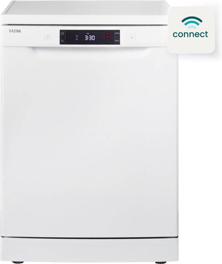 ETNA VWV242CWIT Vrijstaande vaatwasser Connected 42 dB Energielabel C Besteklade Wit