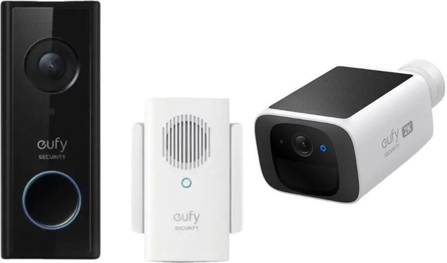 Eufy Bundle S220 + Doorbell Slim | elektronica en media | Smart Home Slimme Camera's | 0194644146306
