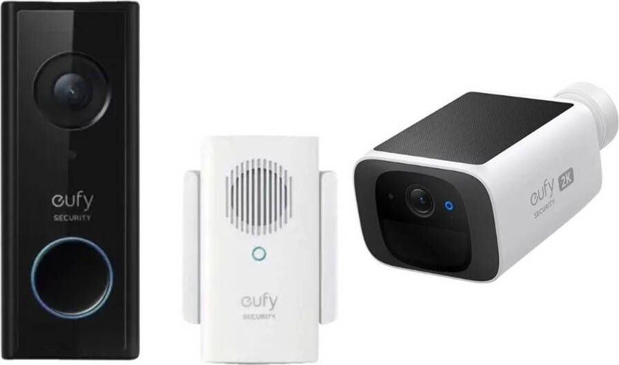 Eufy Bundle S220 + Doorbell Slim | elektronica en media | Smart Home Slimme Camera's | 0194644146306