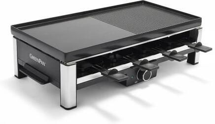 GreenPan Bistro Gourmetgrill gourmet & pannekoekjes afneembare en omdraaibare plaat 8 personen -PFAS-vrij