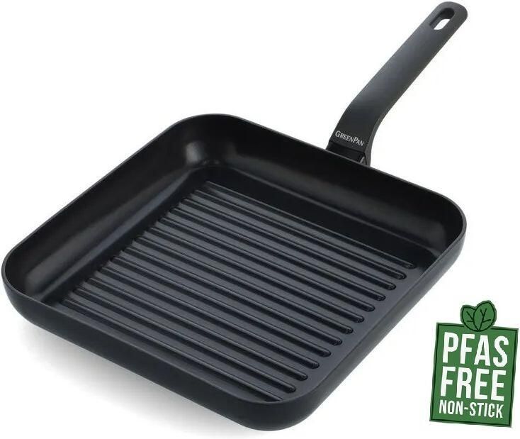 Greenpan Essence vierkante grill met keramische antikleeflaag 28 cm