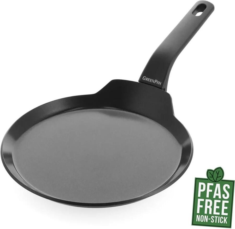 GreenPan Essence pannenkoekenpan 24cm PFAS Vrij Alle Warmtebronnen Keramische Anti-aanbaklaag