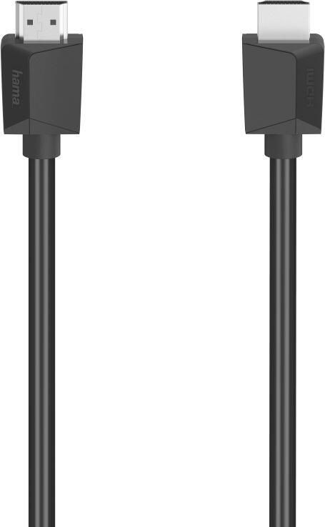 Hama HIGH-SPEED HDMI-KABEL 4K CONNECTOR ETHERNET 3 0 M HDMI kabel Zwart