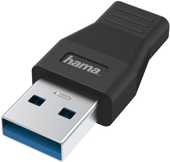 Hama USB-adapter USB-A-stekker USB-C-aansluiting USB 3.2 Gen1 5 Gbit s Desktop accessoire