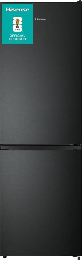 Hisense RB3N300NEFA Koelkast met vriesvak Zwart