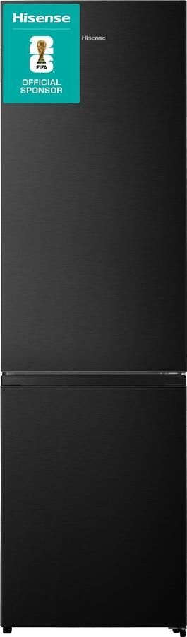 Hisense RB440N4AFC Koelvriescombinatie vrijstaand Zwart 336 liter Rechtsdraaiend (omkeerbaar) C label 35 dB(A) NoFrost - Foto 2