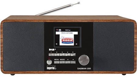 Imperial DABman i200 Wood 22-230-00 | Radio s | Beeld&Geluid Audio | 4024035222301