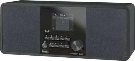 Imperial DABman i200 Black 22-231-00 | Radio s | Beeld&Geluid Audio | 4024035231006