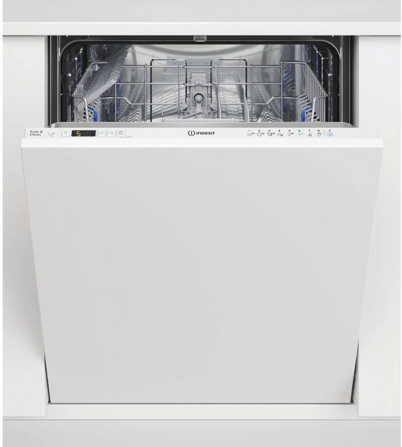 Indesit Volledig geïntegreerde vaatwasser D2IHD526A 14 couverts L60cm 46dB Roestvrij staal