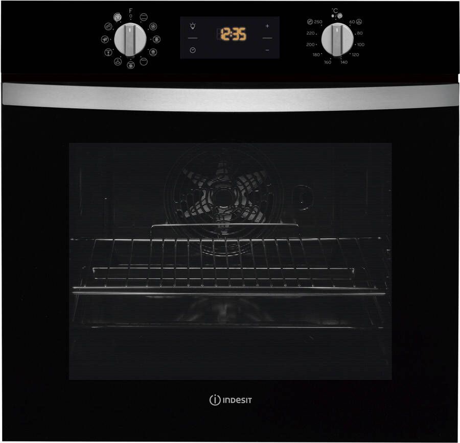 Indesit Multifunctionele Oven IFW4844HBL | Heteluchtovens | Keuken&Koken Microgolf&Ovens | 8050147027462