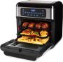 Inventum GF1200HLD Airfryer oven Hetelucht friteuse 12 liter 8 programma's 5 accessoires 80 tot 200°C 1500 watt Zwart RVS - Thumbnail 2