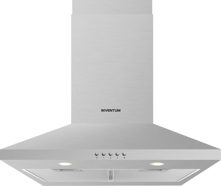 Inventum AKP6000RVS Wandschouw afzuigkap 60 cm 425 m³ h 3 standen RVS